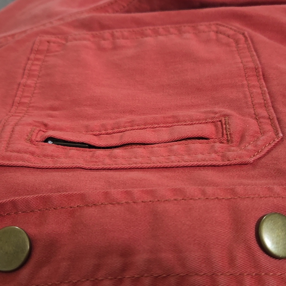Caslon Cotton Utility Jacket with Snaps - XS - Picture 3 of 9